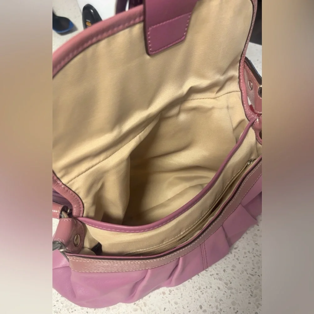 Pink Coach Leather Soho/Shoulder Bag - Picture 4 of 5